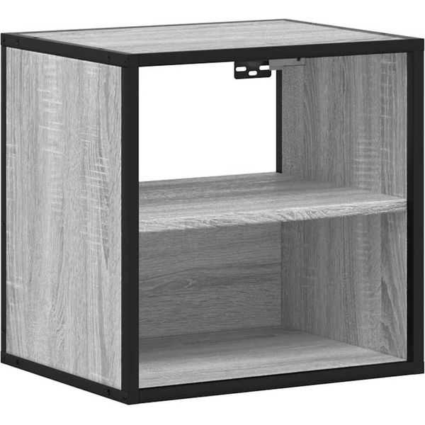 Syfax™ Comodino A Muro Grigio Sonoma 40X31X39,5 Cm-image