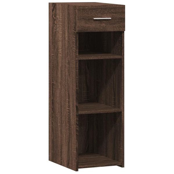 Syfax™ Credenza Rovere Marrone 40X42,5X93 Cm In Legno Multistrato-image