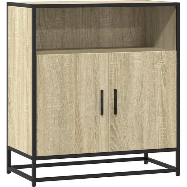 Syfax™ Credenza Rovere Sonoma 68X35X76 Cm In Legno Multistrato-image