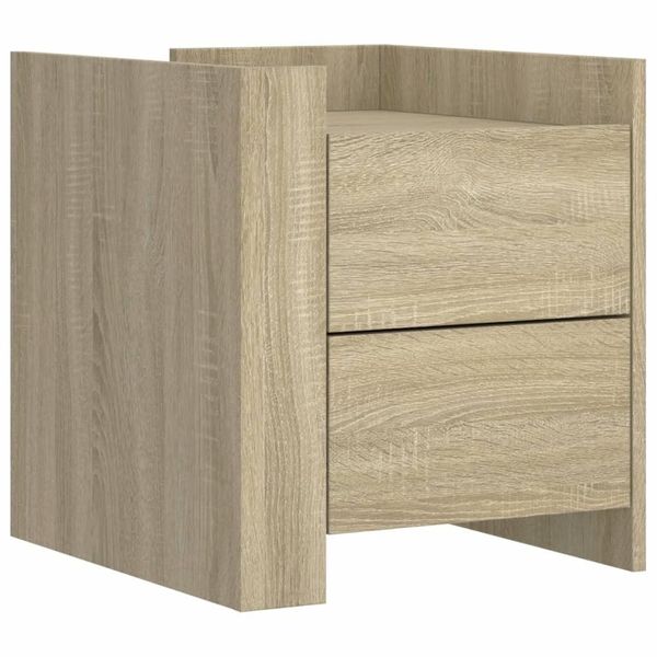 Syfax™ Comodino Rovere Sonoma 45X50X50 Cm In Legno Multistrato-image