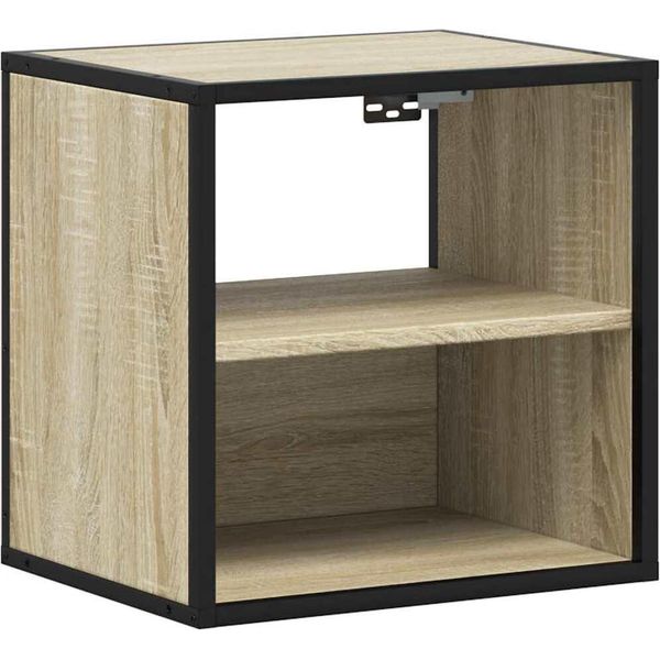 Syfax™ Comodino A Muro Rovere Sonoma 40X31X39,5 Cm-image