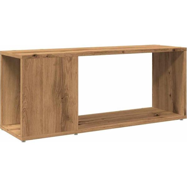 Syfax™ Mobile Porta Tv Rovere Artigianale 80X24X32Cm Legno Multistrato-image