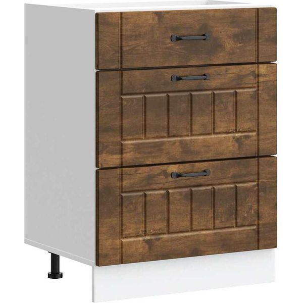 Syfax™ Base Da Cucina Lucca Rovere Fumo In Legno Multistrato-image