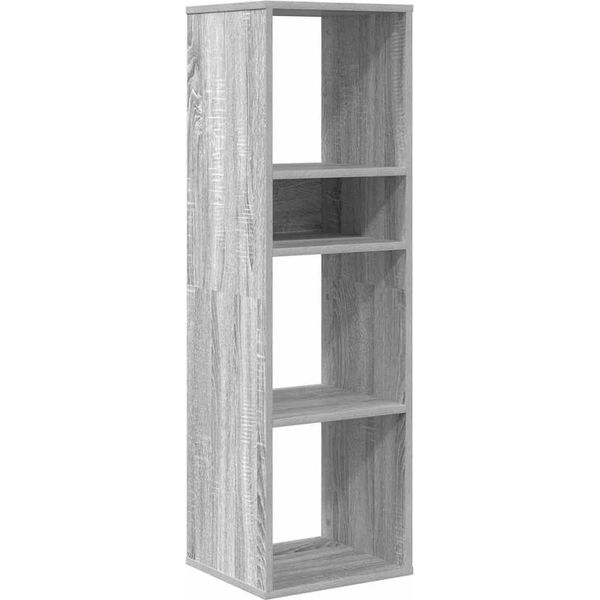 Syfax™ Libreria Grigio Sonoma 34X31X112 Cm In Legno Multistrato-image