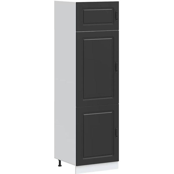 Syfax™ Armadio Da Cucina Kalmar Nero In Legno Multistrato-image