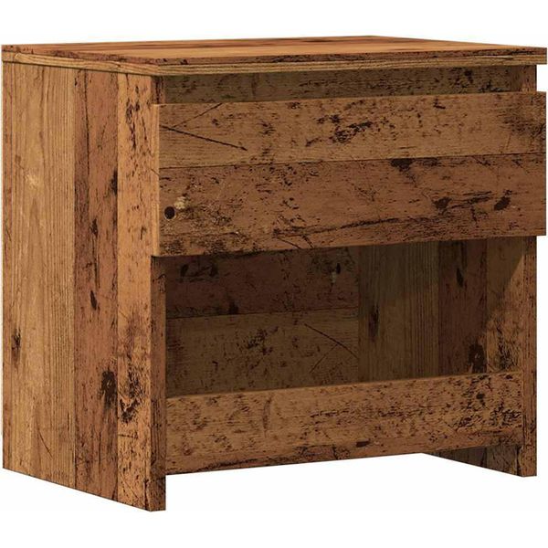 Syfax™ Comodino Legno Antico 40X30X39 Cm In Legno Multistrato-image