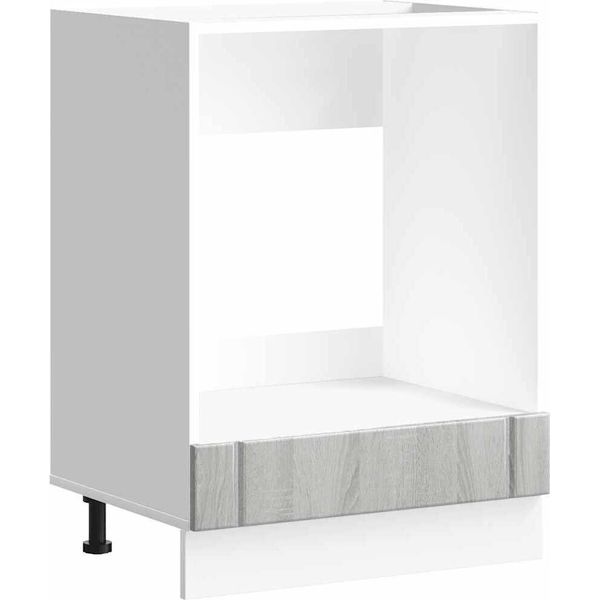 Syfax™ Armadio Forno Lucca Grigio Sonoma In Legno Multistrato-image
