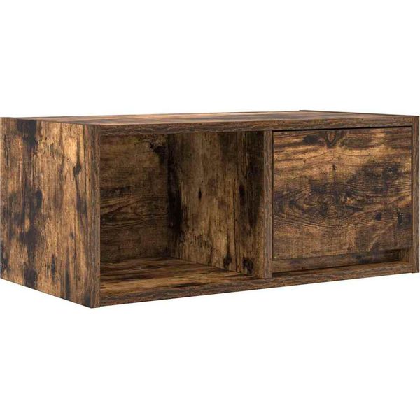 Syfax™ Mobile Porta Tv Rovere Fumo 60X31X25,5 Cm In Legno Multistrato-image