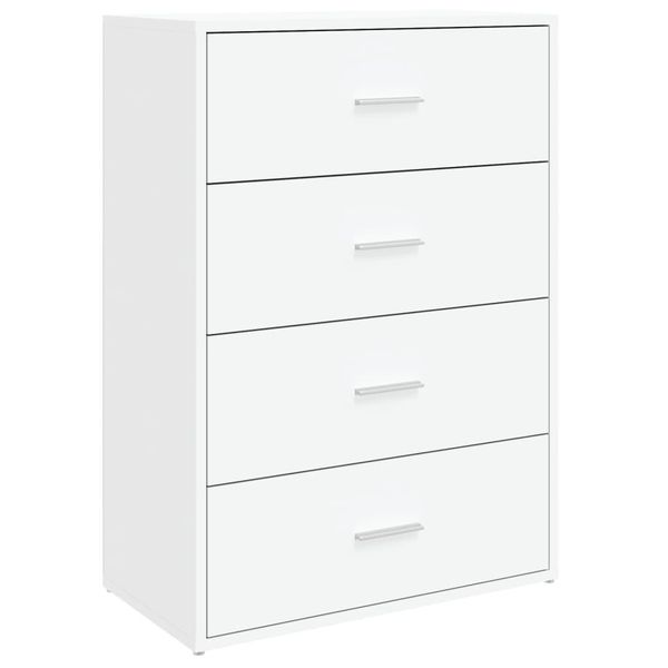 Syfax™ Credenza Bianca 60X31X84 Cm In Legno Multistrato-image