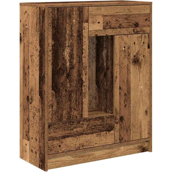 Syfax™ Credenza Con Cassetti E Ante Legno Antico 73X31X90 Cm-image
