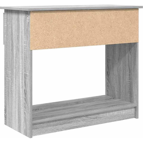 Syfax™ Tavolo Consolle Con Cassetti Grigio Sonoma 85,5X38,5X74,5 Cm-image