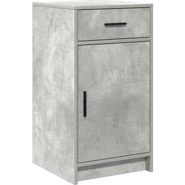 Syfax™ Credenza Grigio Cemento 40 X 40.5 X 75 Cm Legno Multistrato-image