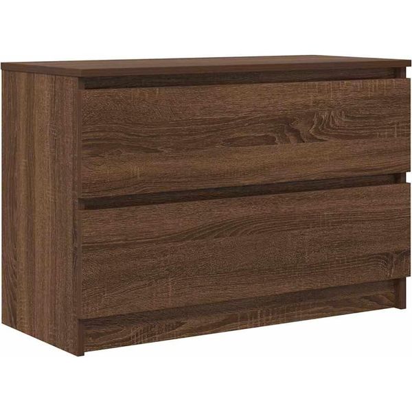 Syfax™ Mobile Tv Rovere Marrone 80X35X54 Cm In Legno Multistrato-image