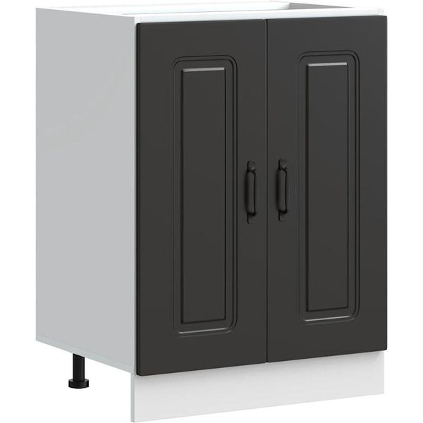 Syfax™ Mobile Base Lavello Kalmar Nero 60X46X81,5 Cm In Truciolato-image