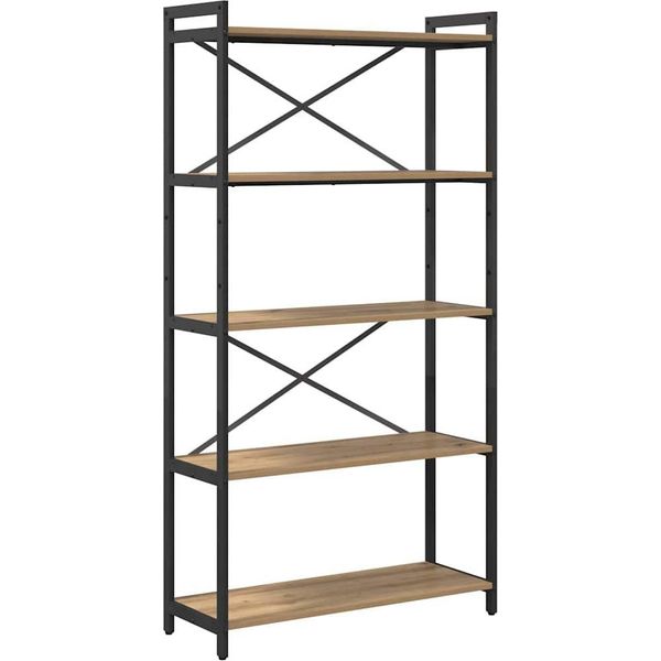 Syfax™ Libreria Rovere Artigianale 80 X 30 X 155 Cm Legno Multistrato-image