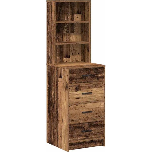 Syfax™ Credenza Legno Vecchio 40 X 41 X 135 Cm Legno Multistrato-image