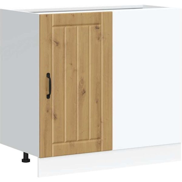 Syfax™ Mobile Base Da Cucina Lucca Rovere Artigianale Legno Multistrato-image