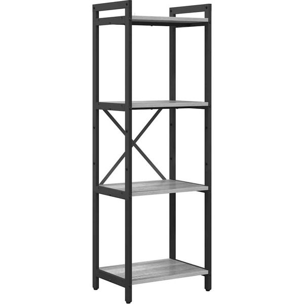 Vidaxl Libreria Grigio Sonoma 40 X 30 X 85 Cm Materiale A Base Di Legno-image