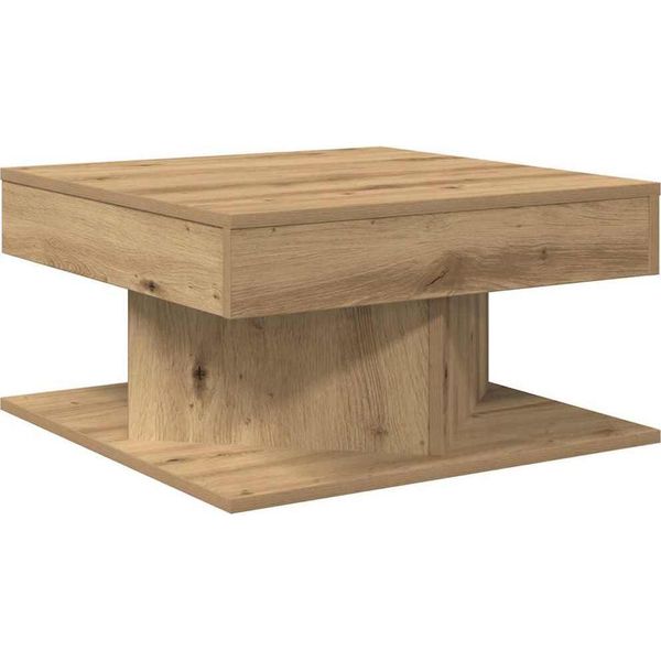 Syfax™ Tavolino Salotto Rovere Artigianale 55X55X30 Cm In Truciolato-image