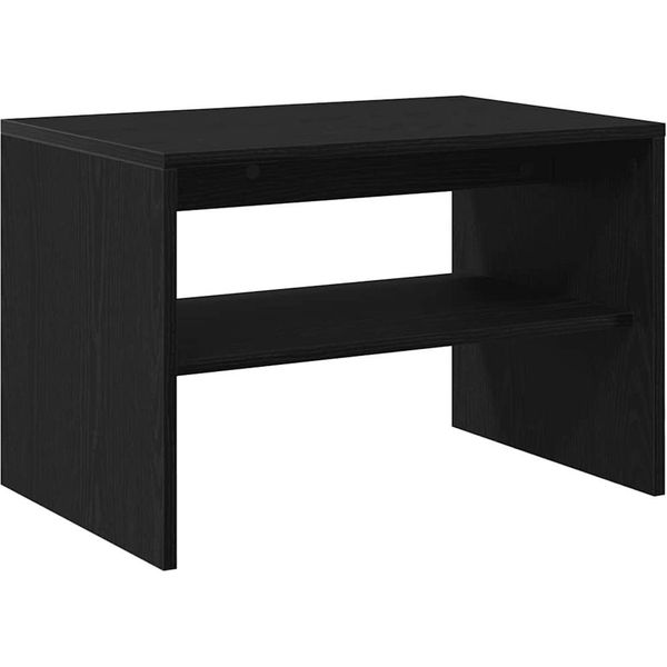 Syfax™ Mobile Porta Tv Rovere Nero 60X40X40 Cm In Legno Multistrato-image