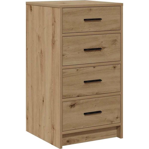 Syfax™ Credenza Rovere Artigianale 40 X 41 X 75 Cm Legno Multistrato-image