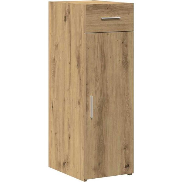 Syfax™ Credenza Con Cassetto Rovere Artigianale 30 X 42,5 X 93 Cm-image