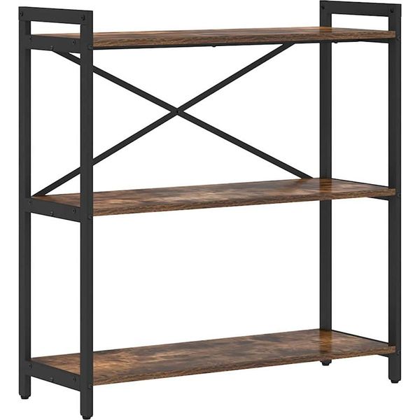Syfax™ Libreria Rovere Fumé 80 X 30 X 85 Cm Legno Multistrato-image