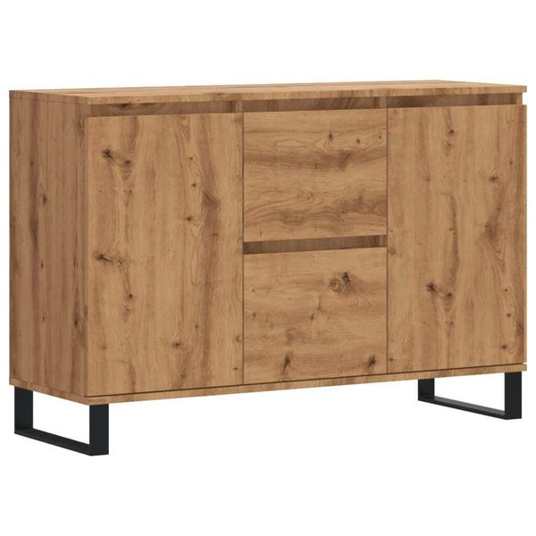 Syfax™ Credenza Rovere Artigianale 101,5X35X70 Cm In Legno Multistrato-image