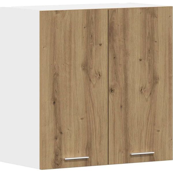 Syfax™ Pensile Da Cucina “Lyon” Rovere Artigianale 60X31X60 Cm-image