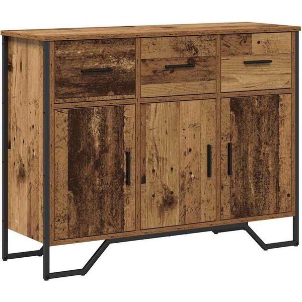Syfax™ Credenza Con Cassetto Legno Vecchio 97 X 32,5 X 74,5 Cm-image