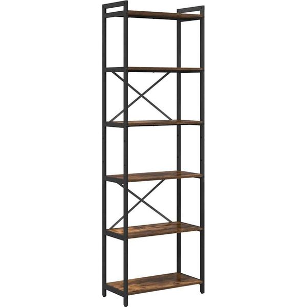 Syfax™ Libreria Rovere Fumé 40 X 30 X 85 Cm Legno Multistrato-image