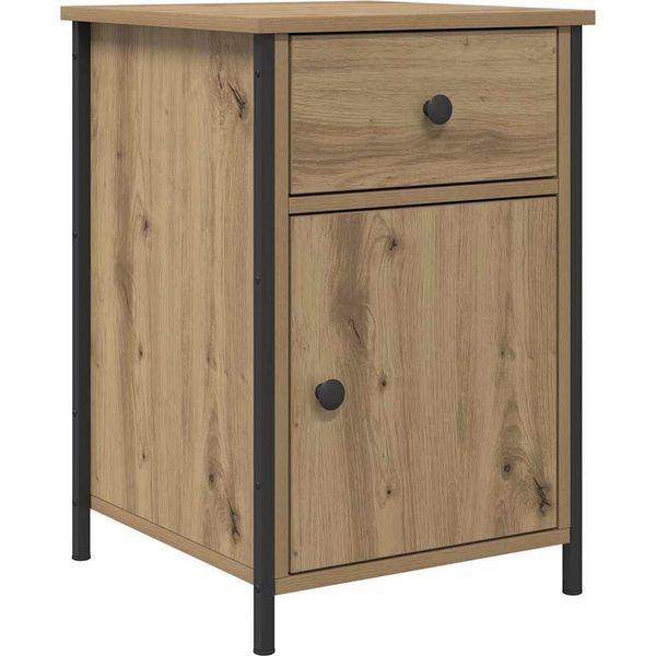 Syfax™ Armadio Da Notte Rovere Artigianale 40 X 42 X 60 Cm-image