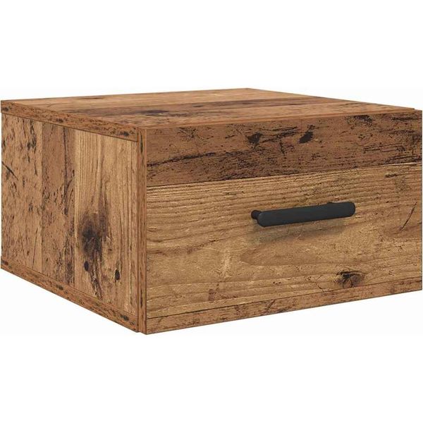 Syfax™ Armadio Da Notte Legno Vecchio 35 X 35 X 20 Cm-image