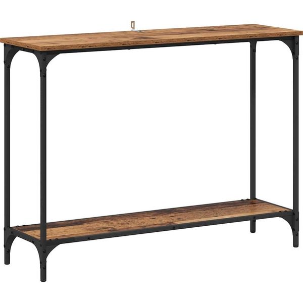 Syfax™ Tavolo Consolle Legno Vecchio 101 X 30.5 X 75 Cm-image