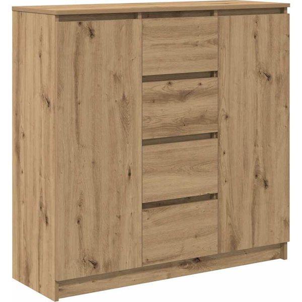 Syfax™ Credenza Con Cassetti Rovere Artigianale 100,5X35X98,5 Cm-image