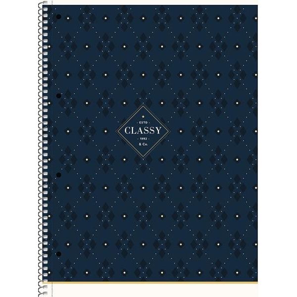 Shkolyaryk Quaderno A Spirale Di Design A4+, 80 Fogli, Quadrato, Motivi Misti, 104020003-image