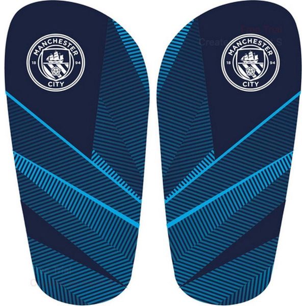 Manchester City Fc - Parastinchi E Cavigliere "Fuse"" Per Bambini TA14135 (Taglia Unica) (Blu/Giallo/Marino/Rosso)"-image