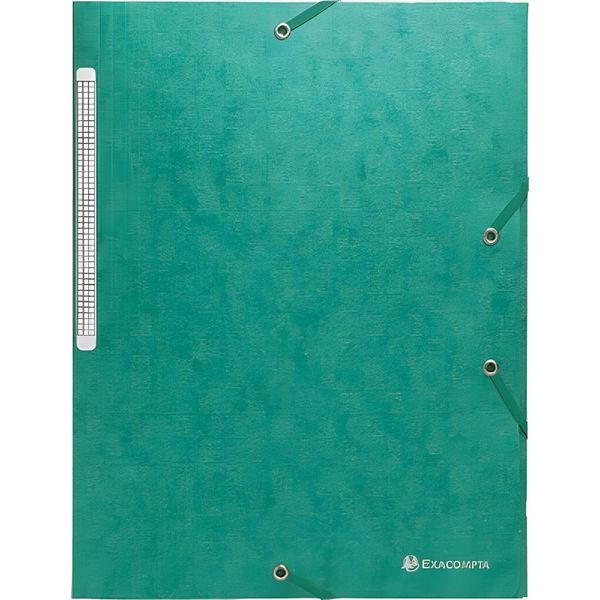 Exacompta 55753E Cartella Angolare Exacompta Scotten, Cartone, Din A4, Verde-image