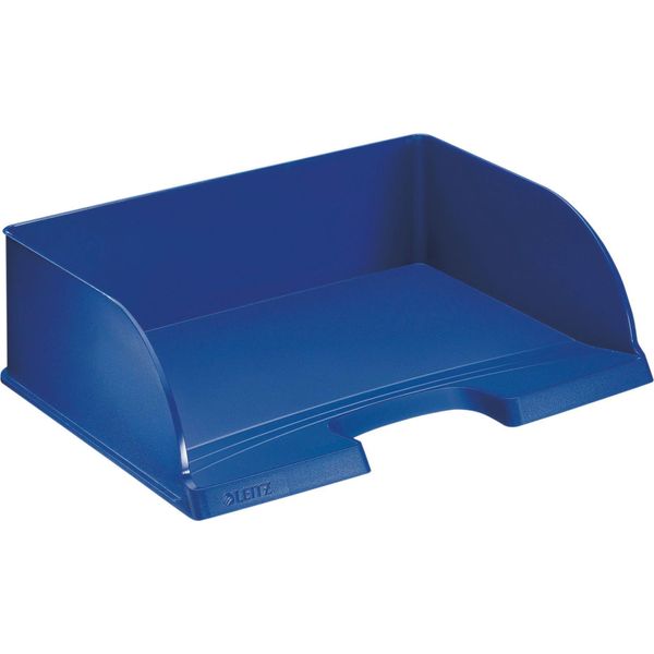 Leitz 5219-00-35 Vaschetta Per Lettere Plus Jumbo Din A4 Paesaggio Polistirolo Blu(T)-image