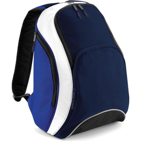 Bagbase BG571 | Zaino / Rucksack Teamwear | 32 X 45 X 23 Cm - Colore: French Navy/Bright Royal/White - Dimensioni: 32 X 45 X 23 Cm-image