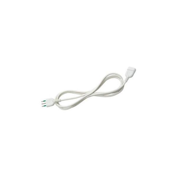 Fanton 92060 Cavo Di Prolunga 2 M 1 Prese Ac Bianco-image