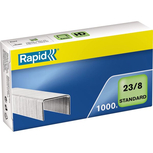 Rapid® 24869200 Heftklammern 23/8Mm Standard, Verzinkt, 1000 StüCk-image