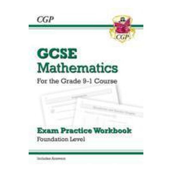 Gcse Maths Exam Practice Workbook: Foundation - Include Soluzioni Video E Risposte: Per Gli Esami Del 2025 E Del 2026-image