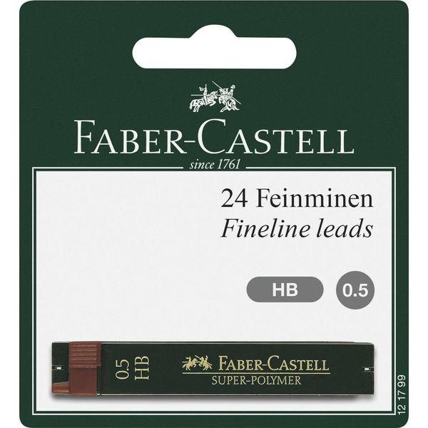 Faber Castell Fineline Leads Mina Fine Super Polymer Durezza Hb 0,5 Mm-image