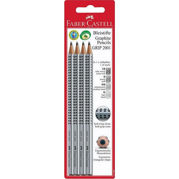Faber Castell Faber-Castell 117198 Matita Di Grafite Multi 4 Pz-image