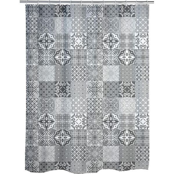 Wenko Tenda Da Doccia Vasche Da Bagno 180X200 Cm Vasche Da Bagno Incl. Anelli Portogallo Portogallo-image
