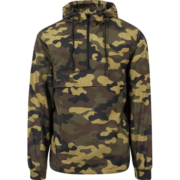 Giacca A Vento Urban Classics Camo Pull Over Woodcamo - Xl-image