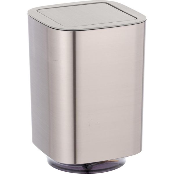 Wenko Secchio Con Coperchio Basculante 5,5 Litri Cestino Per Rifiuti Bagno Cosmetici Bagno Ospiti Wc-image