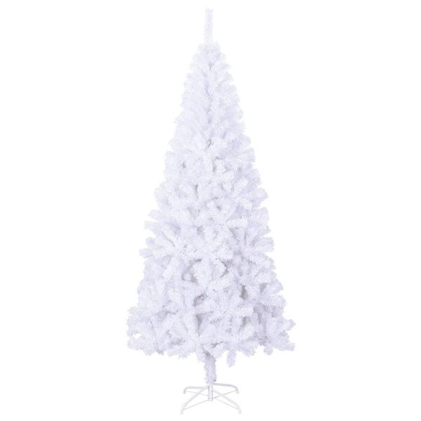 Vidaxl Albero Di Natale Artificiale Con Supporto In Acciaio 210 Cm 910 Rami-image