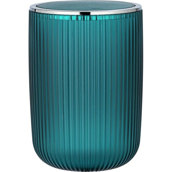 Wenko Secchio Con Coperchio Girevole Agropoli 5,5L Bagno Cosmetici Rifiuti Cucina Wc Ospiti-image